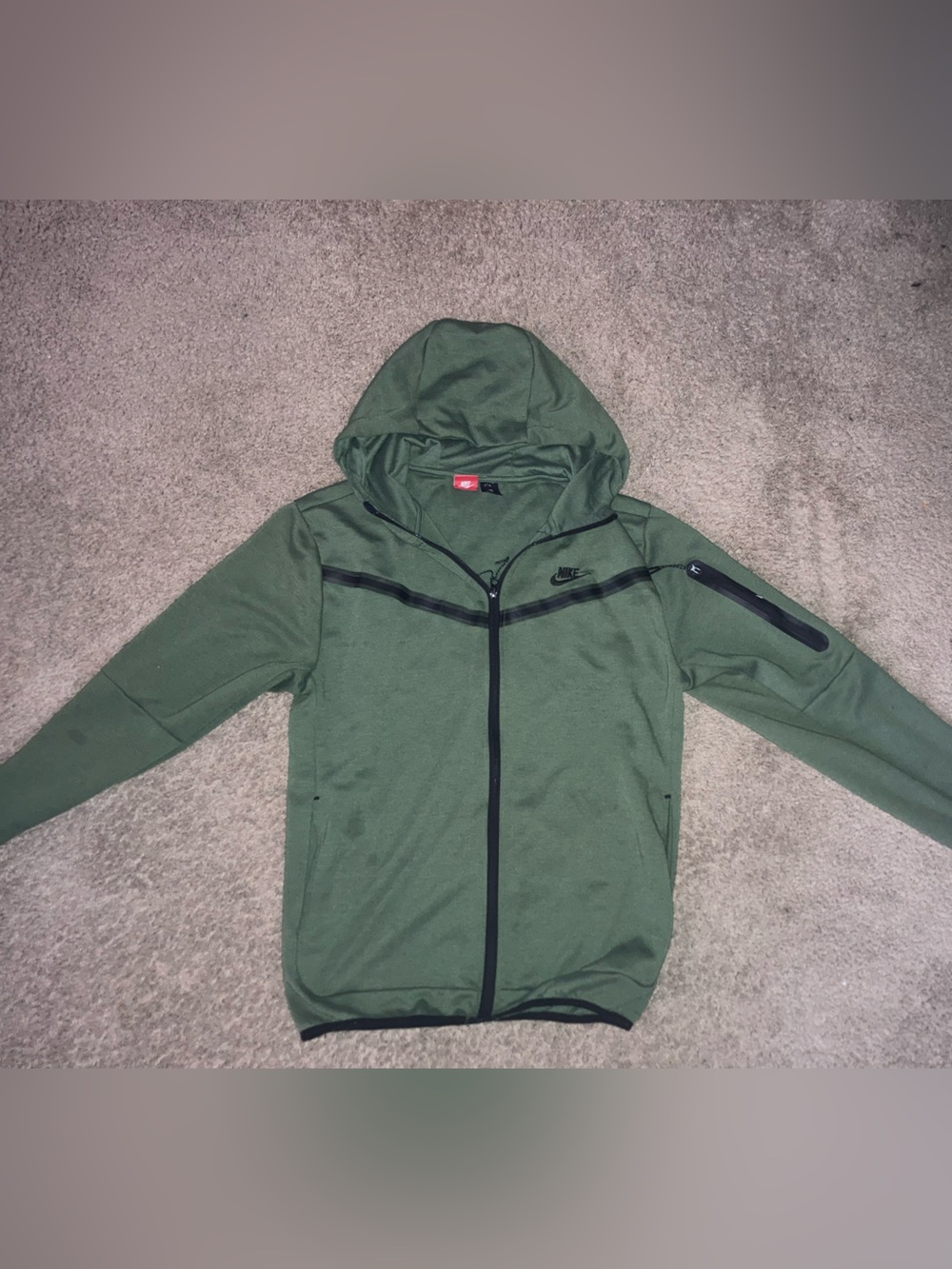 Mens Green Nike tech #nike #jacket